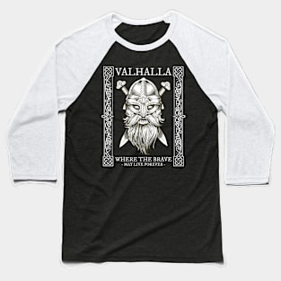 Viking Warrior - Valhalla Baseball T-Shirt